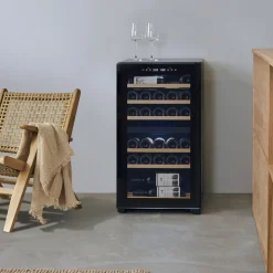 Vinkøleskab med 2 zoner