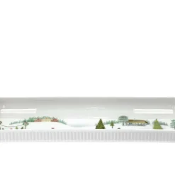 Vinter Plissé Fad rektangulært