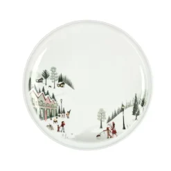 Vinter Toulouse Tallerken flad lige kant