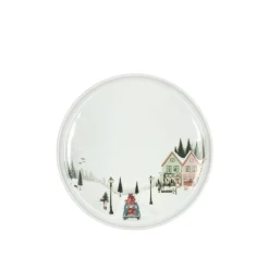 Vinter Toulouse Tallerken flad lige kant